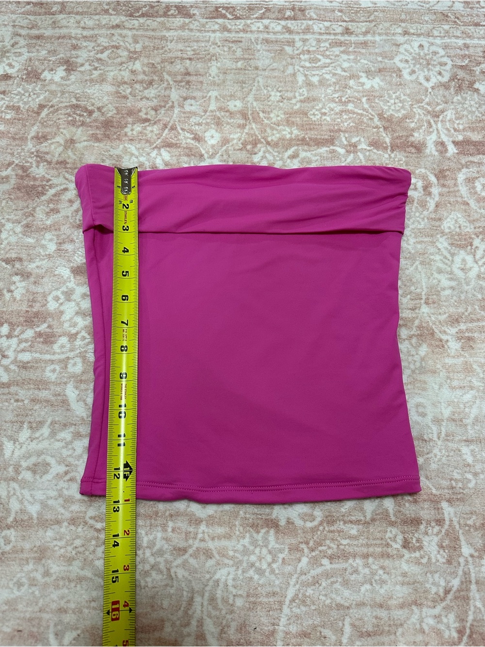 NWOT 💕 Fitted Pink Tube Crop Top - Picture 6 of 7